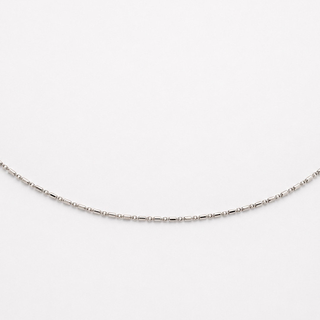 Vesper Bar & Bead Silver Chain Bracelet