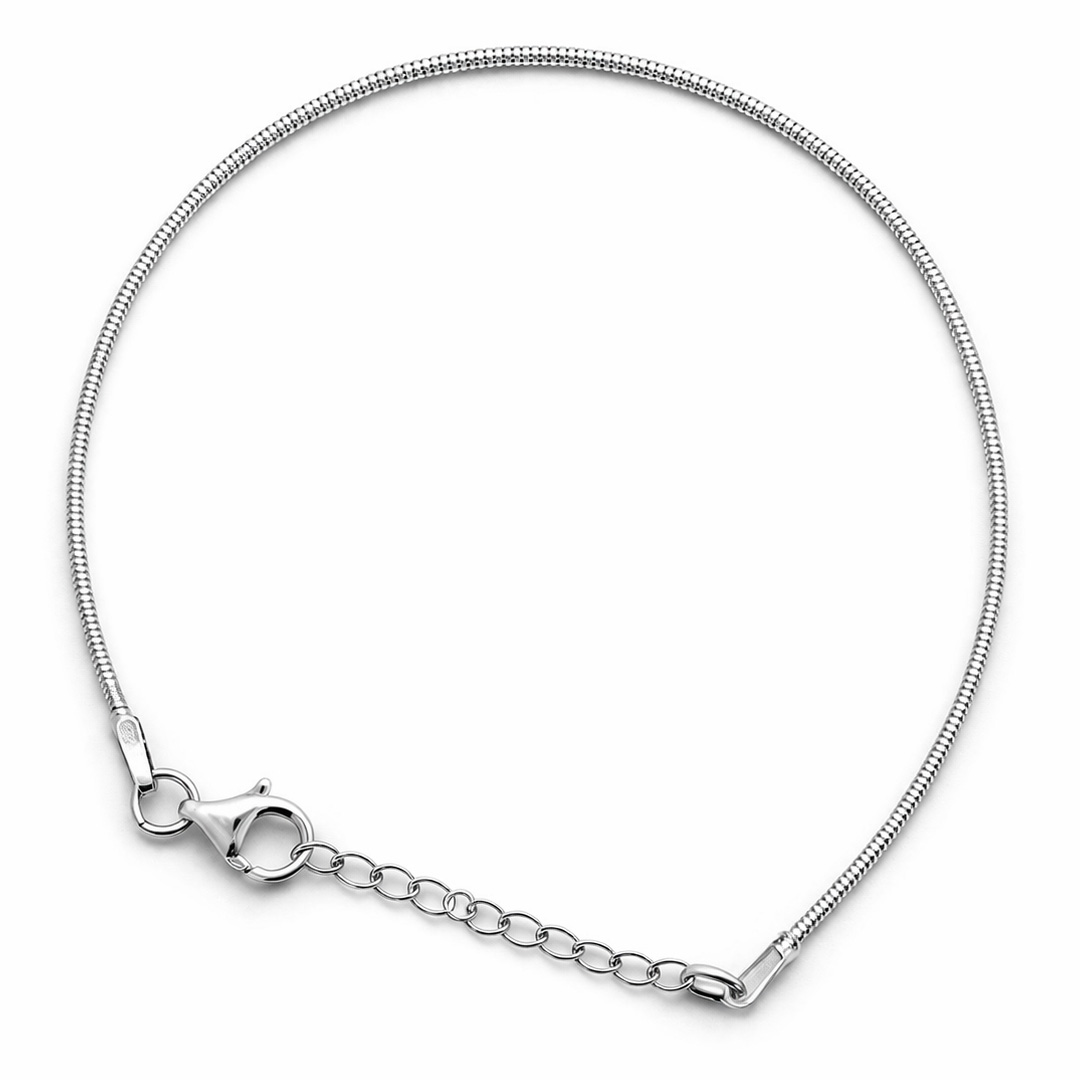 Sleek Silver Snake Chain Bracelet