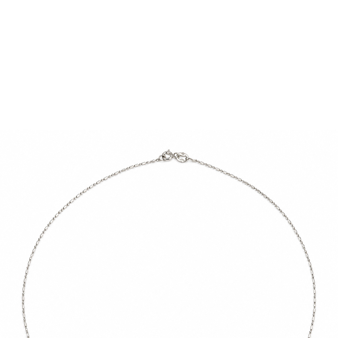 Vesper Bar & Bead Silver Chain Bracelet