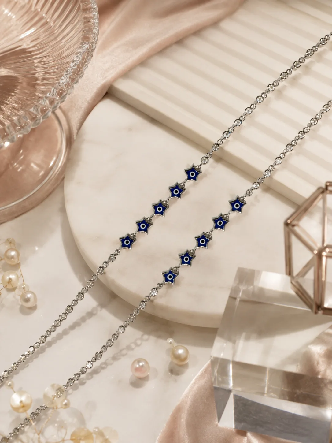 Nazar Star Anklet