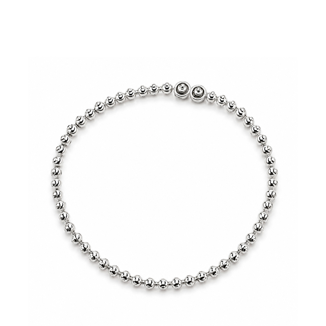Stellar Silver Ball-Chain Bracelet