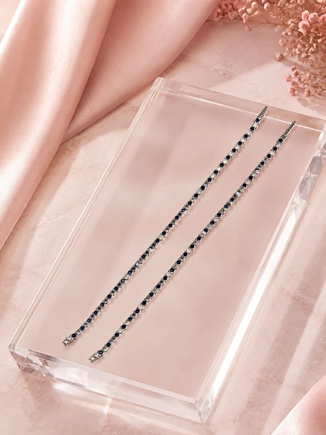 Sapphire Shine Anklet