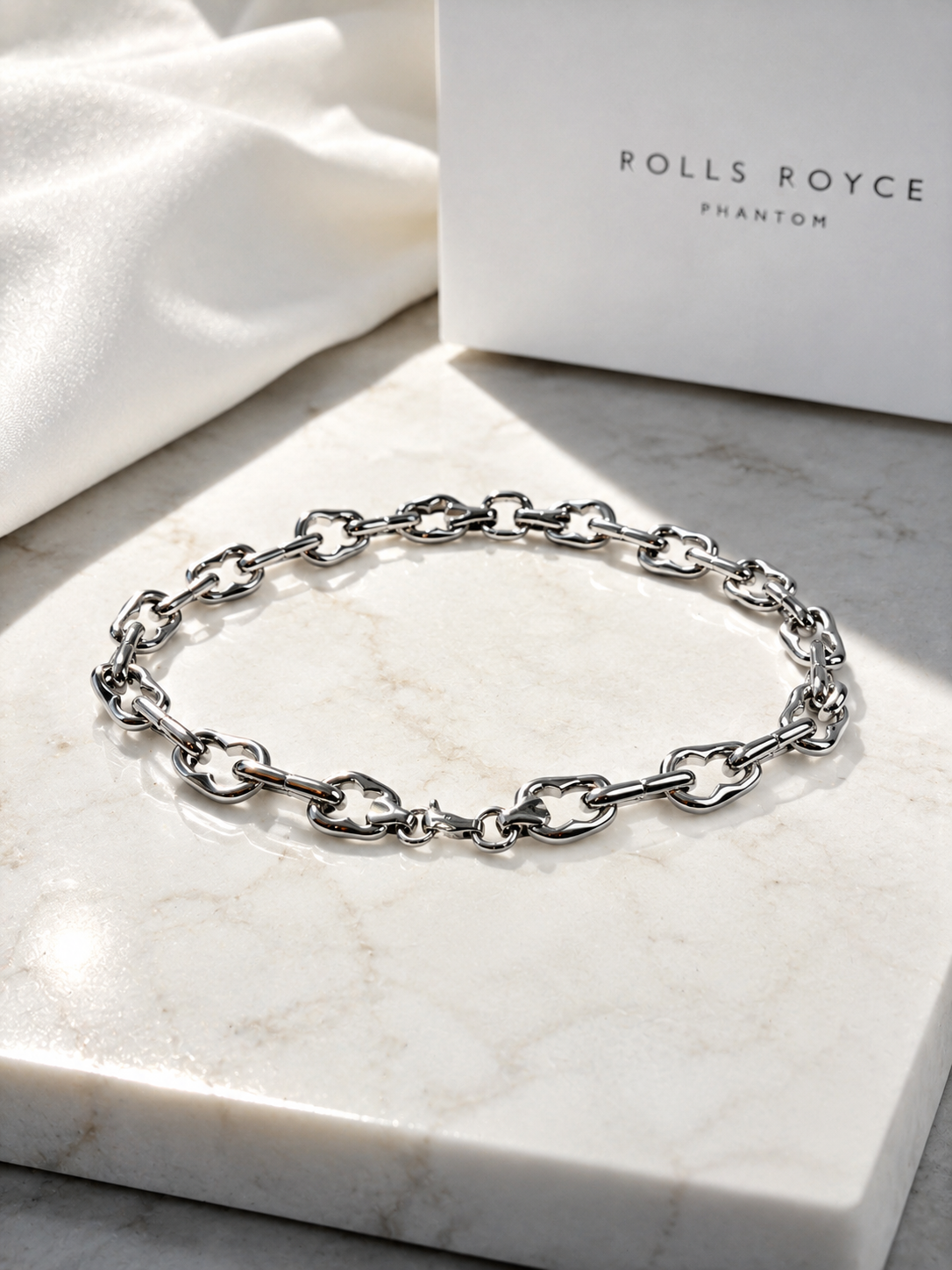 Infinity Clover Link Men's Bracelet