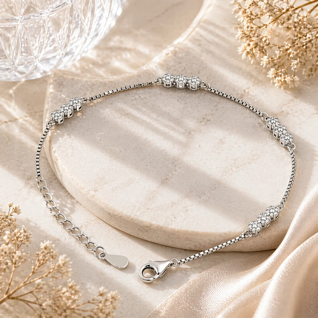 Trio Sparkle Station Bracelet