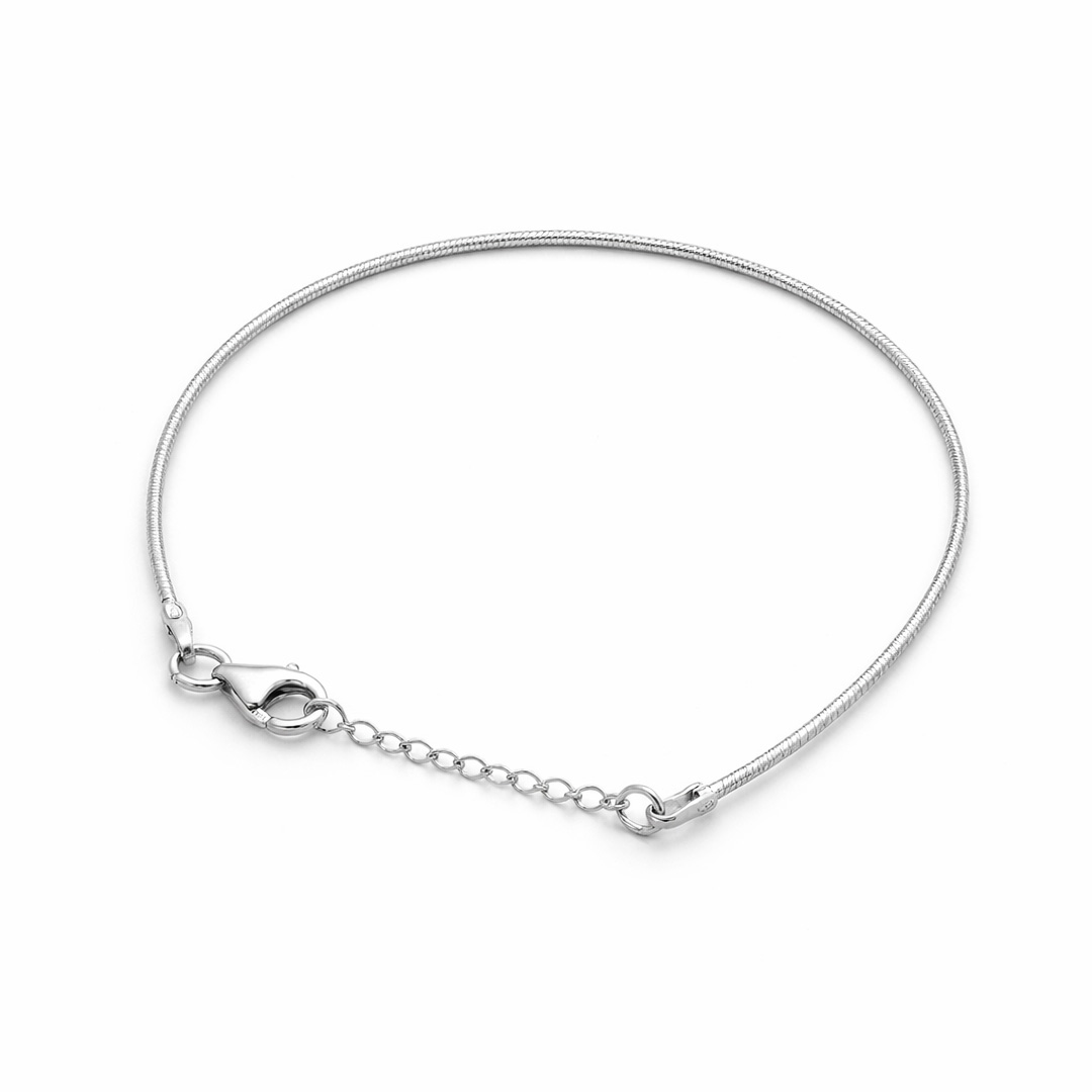 Sleek Silver Snake Chain Bracelet