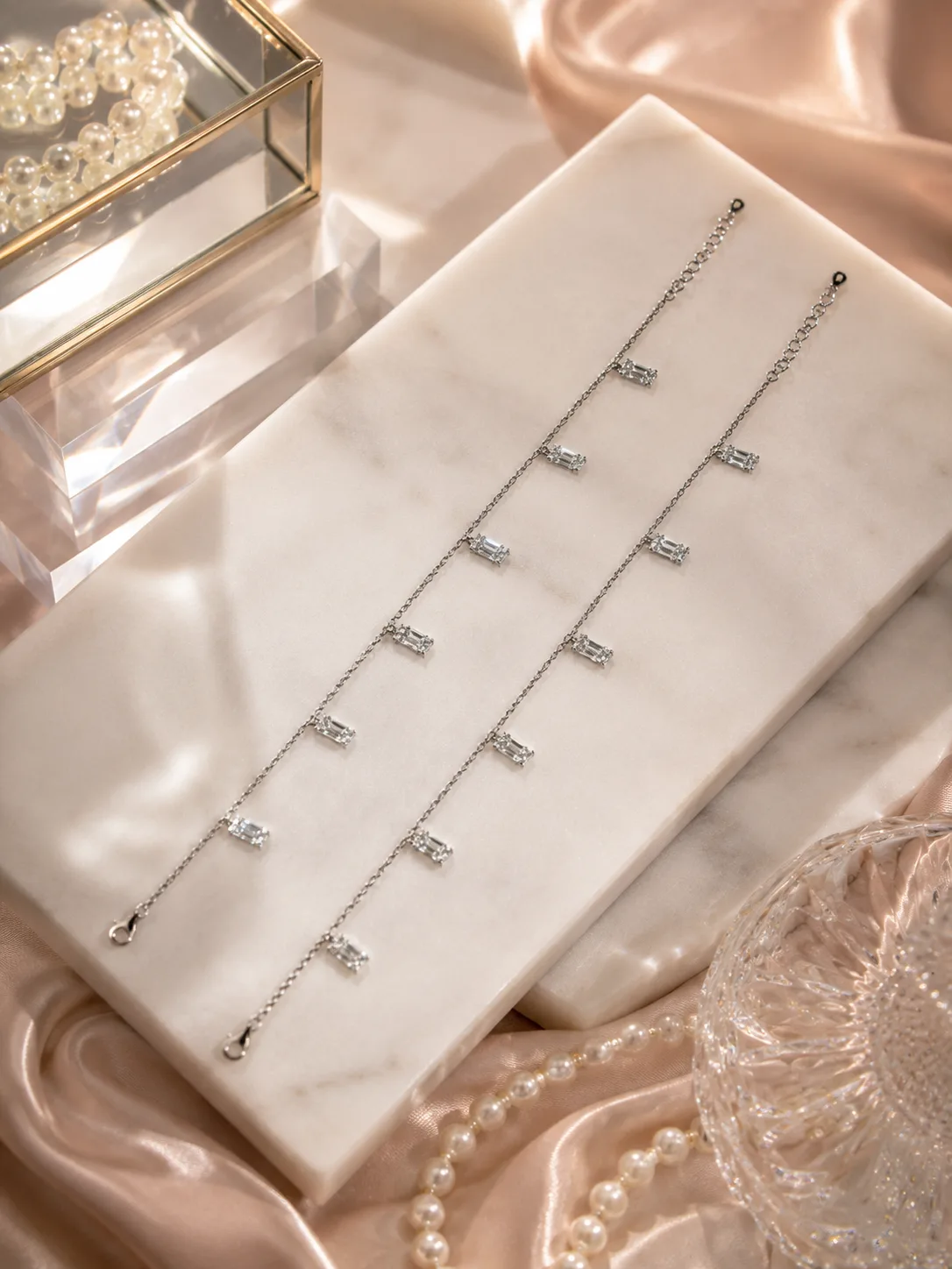 Crystal Drop Anklet