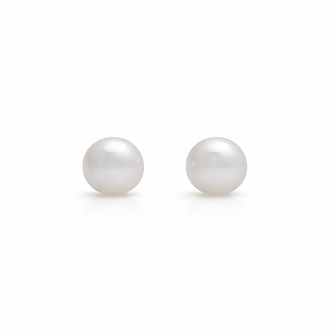 Classic Pearl Stud Earrings