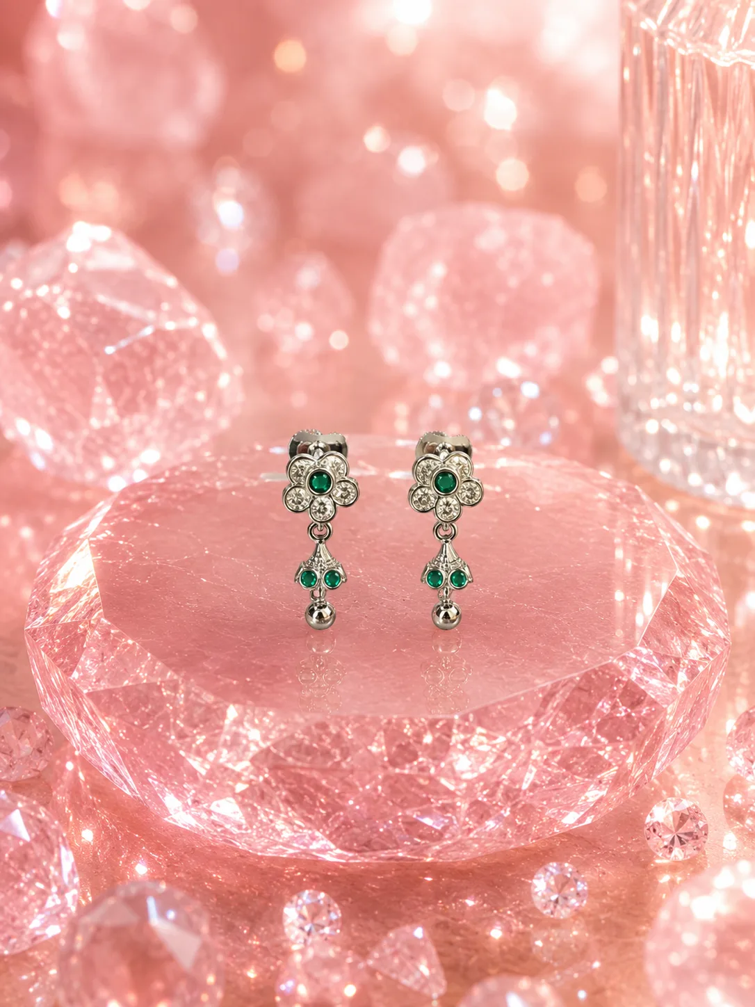 Cubic Zirconia (White & Green Combined)