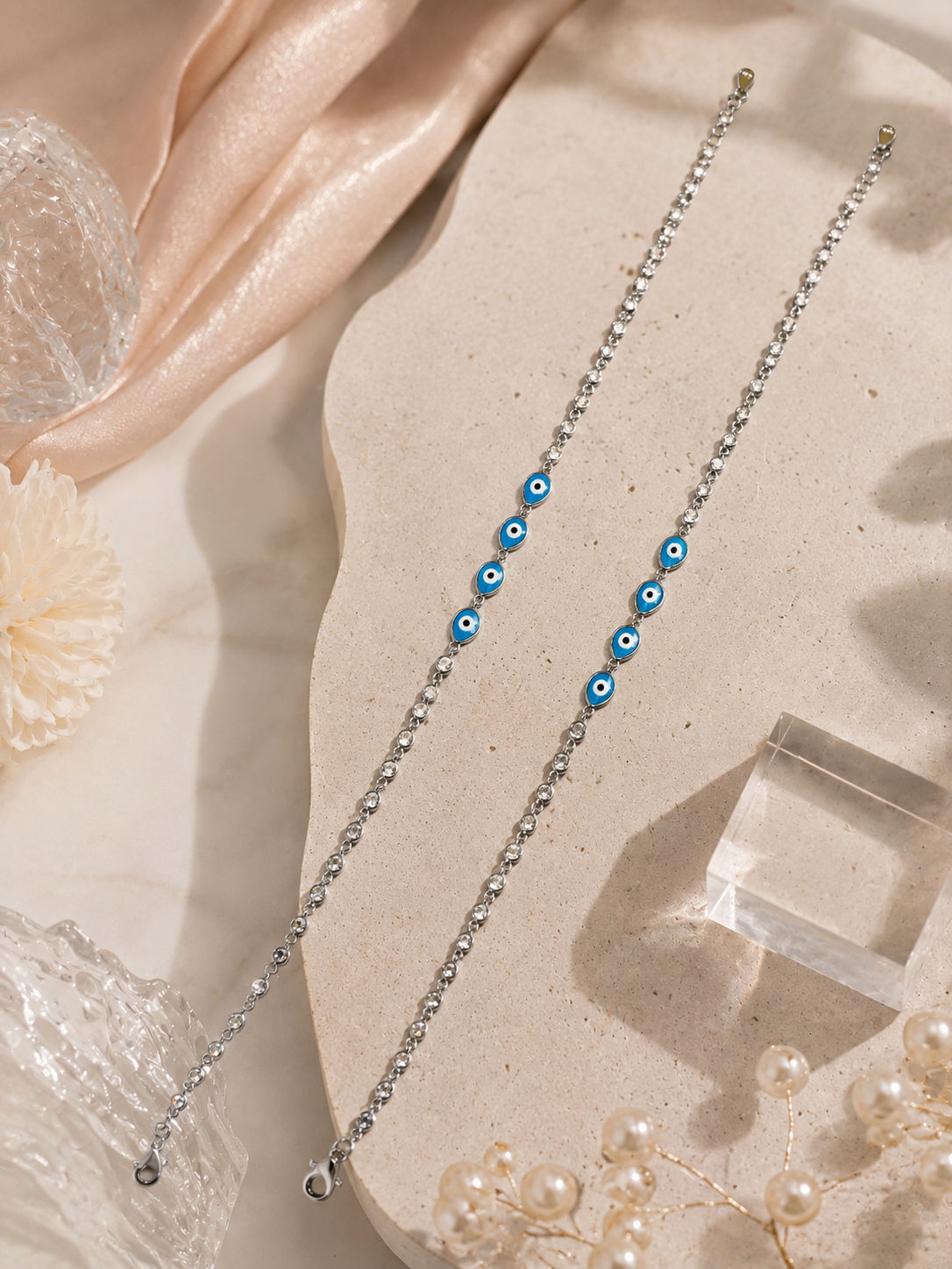 Nazar Drop Anklet