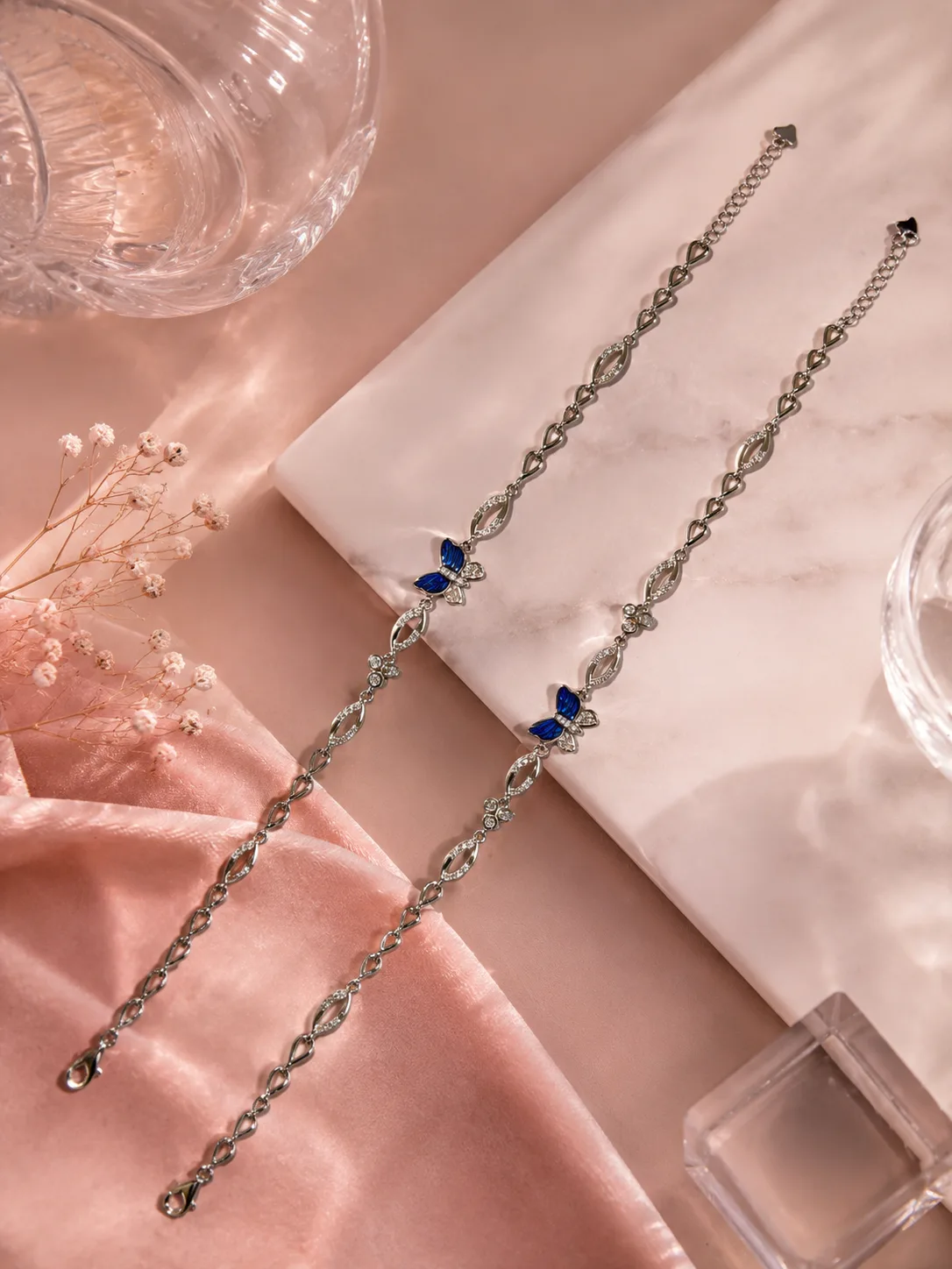 Blue Wing Anklet