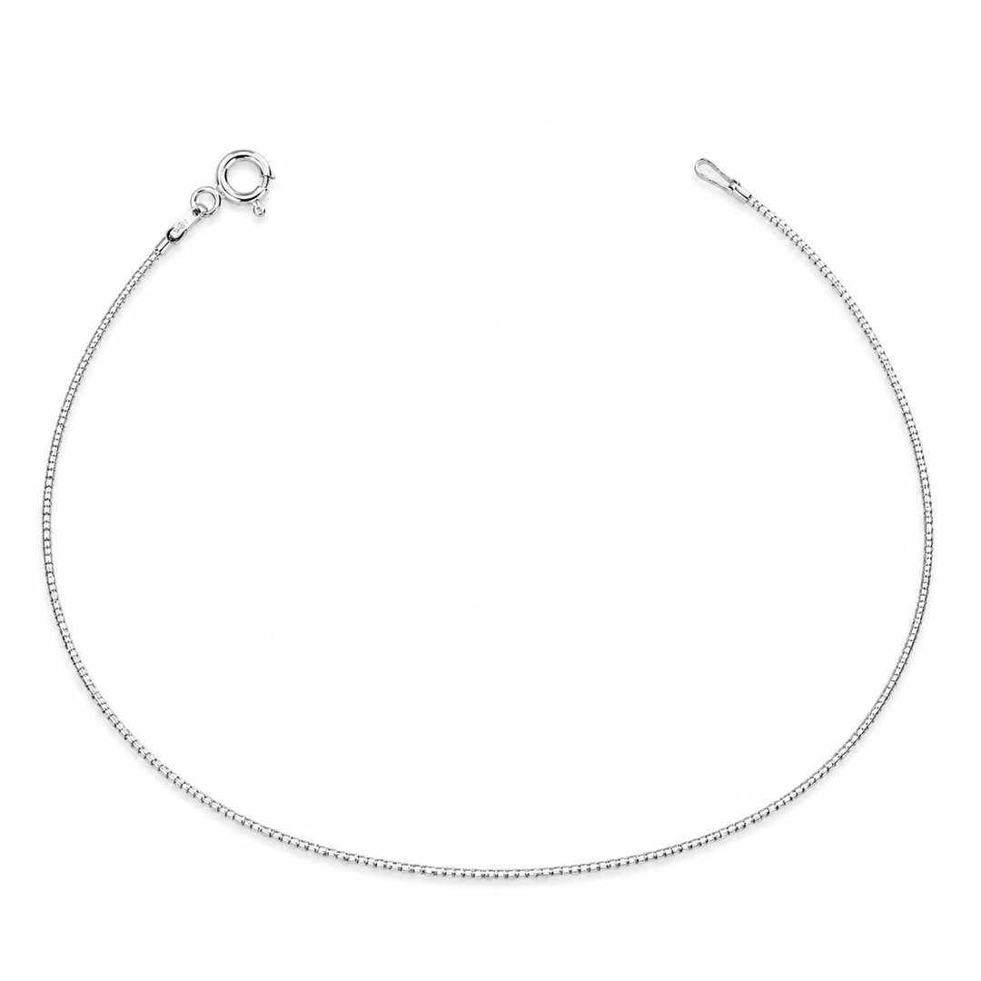 Celeste Diamond-Cut Silver Chain Bracelet