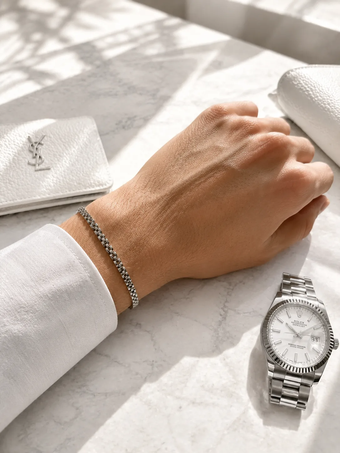 Jubilee Flat Link Men's Bracelet