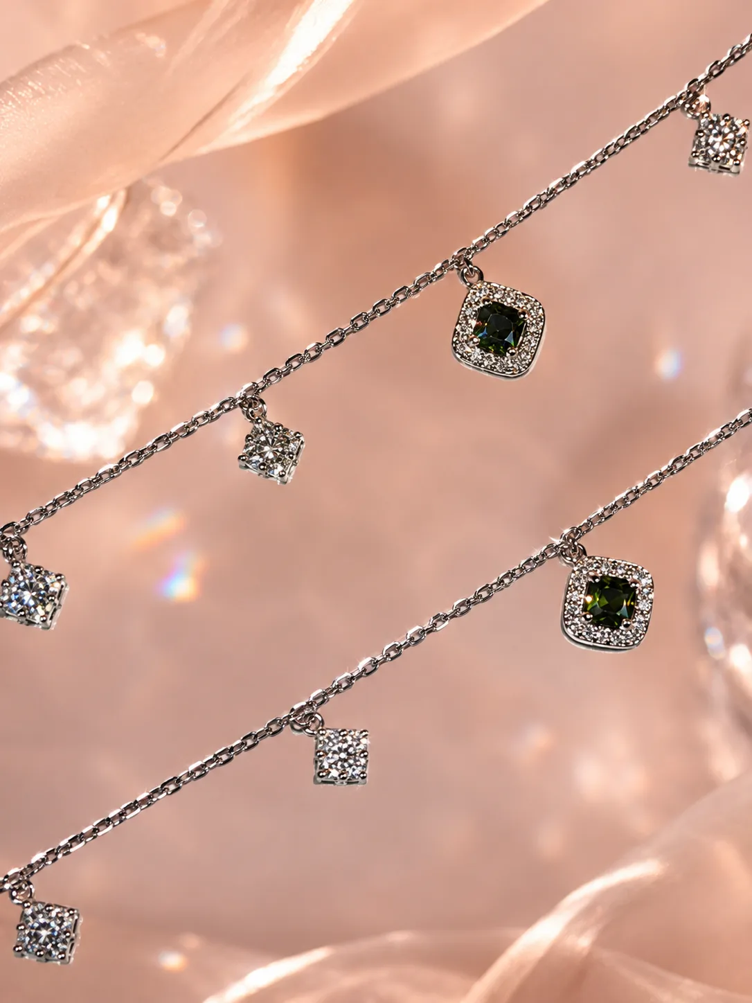 Olive Charm Anklet