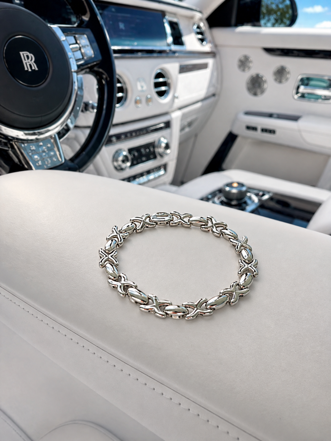XO Kiss Link Men's Bracelet