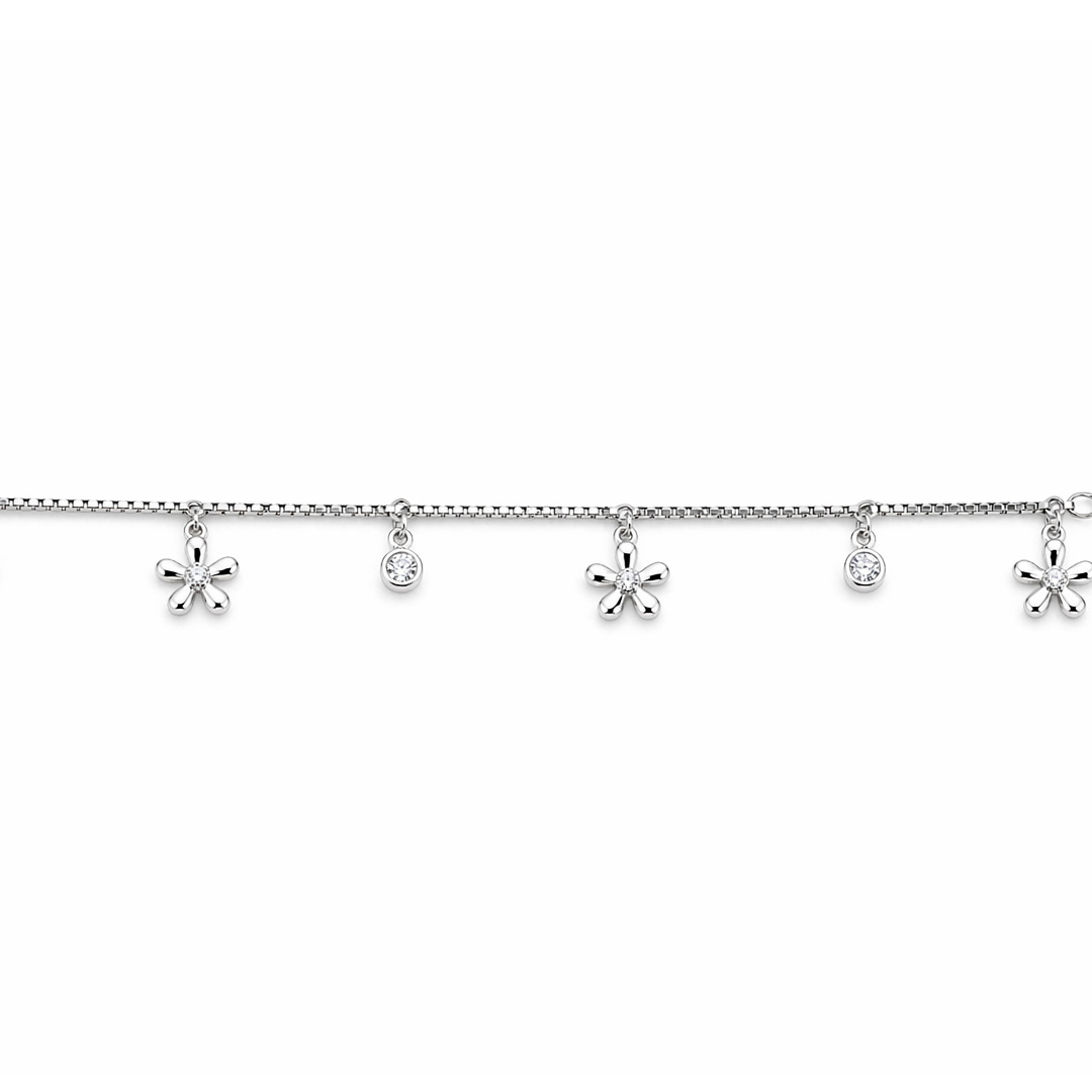 Blossom Floral Charm Bracelet