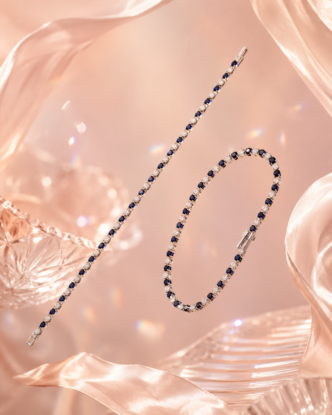 Sapphire Shine Anklet