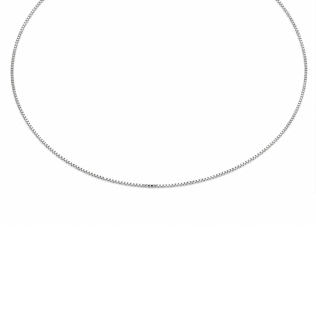 Elora Silver Box Chain Bracelet